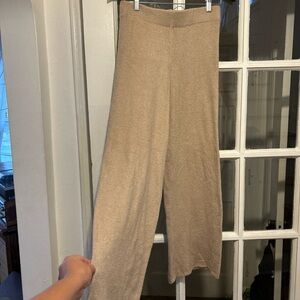 Rachel Zoe Taupe Knit Trousers